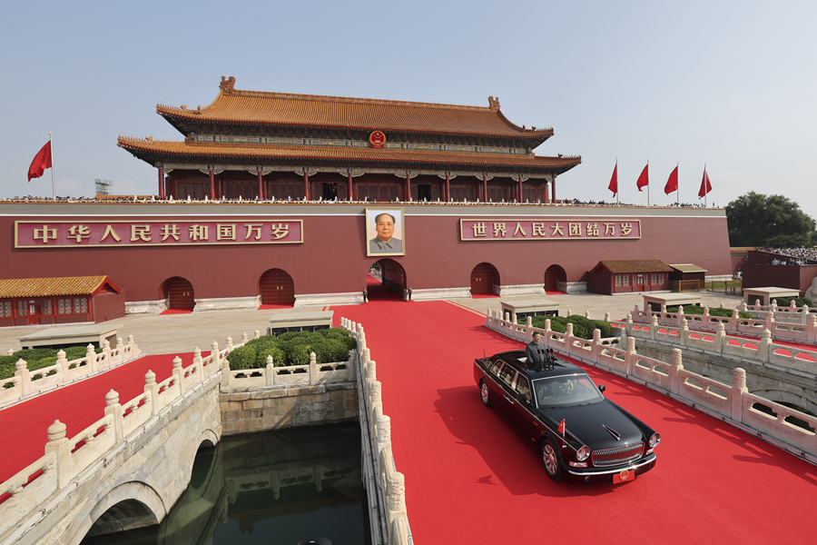 9月3日，紀念中國人民抗日戰(zhàn)爭暨世界反法西斯戰(zhàn)爭勝利80周年大會在北京天安門廣場隆重舉行。